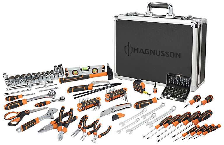 Mallette à outils Magnusson - 137 pièces (109€ via code promo)