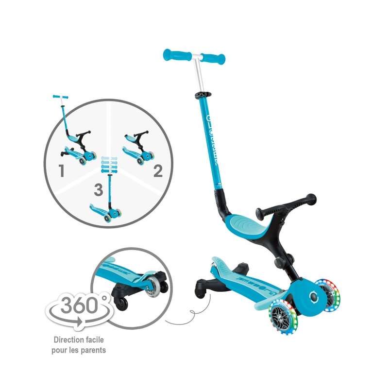 Go•Up Deluxe-Trottinette Évolutive À 3 Roues Avec Siège Pour Les