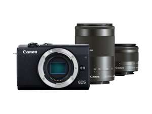 Appareil photo Canon EOS M200 avec objectifs EF-M 15-45mm et EF-M 55-200mm