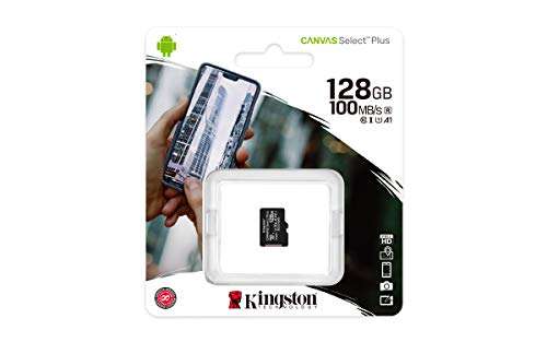 Carte mémoire Micro SD Kingston Canvas Select Plus - 128 Go