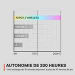 Souris sans-fil gaming Steelseries Aerox 3 Wireless Snow (2022)