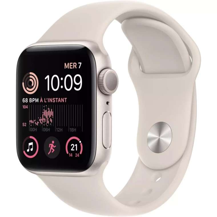 Montre connectée Apple Watch SE 2022 - GPS, 40 mm