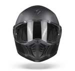 Casque moto intégral Scorpion EXO-HX1 Hostium Matt Black Silver - Tailles du S au 2XL (chromeburner.com)