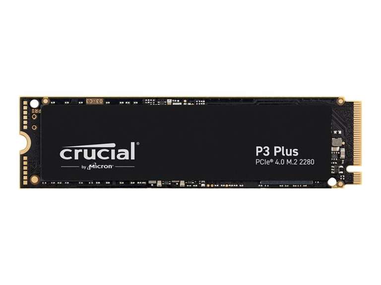 SSD Interne M.2 NVMe Crucial P3 Plus (CT4000P3PSSD8) - 4 To, PCIe 4.0, 3D NAND
