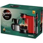 Cafetière filtre Philips Senseo Switch HD6592/85 - Rouge, 1L + Verseuse isotherme