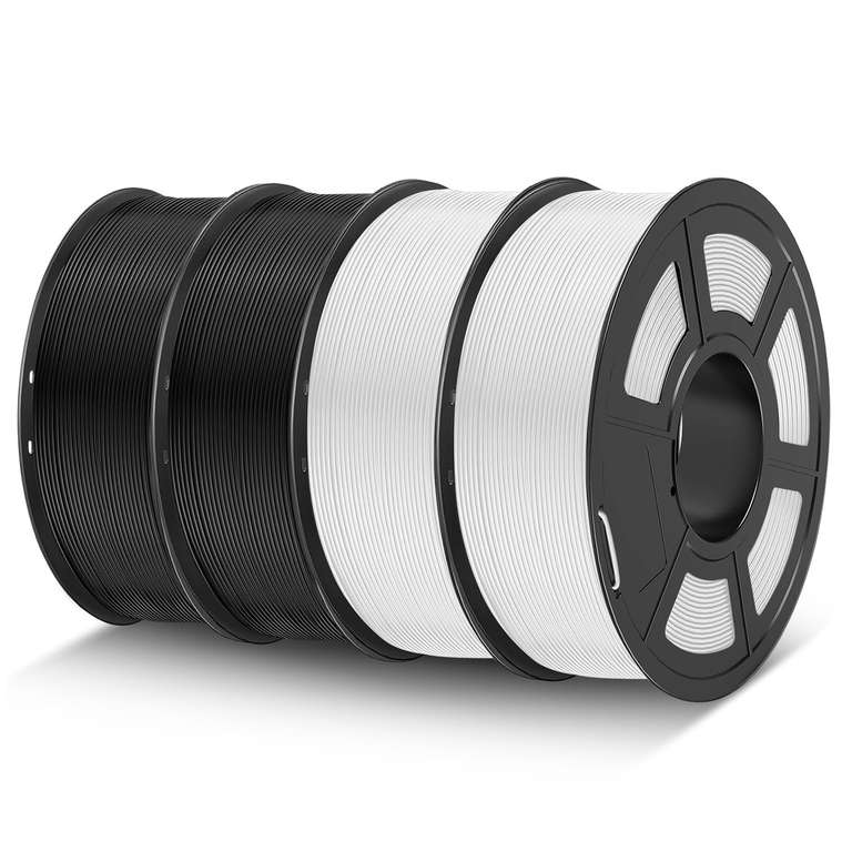 [Prime] Lot de 4 bobines de filament PLA imprimante 3D Sunlu rebrandé Tecbears - 4 x 1 kg (vendeur tiers)
