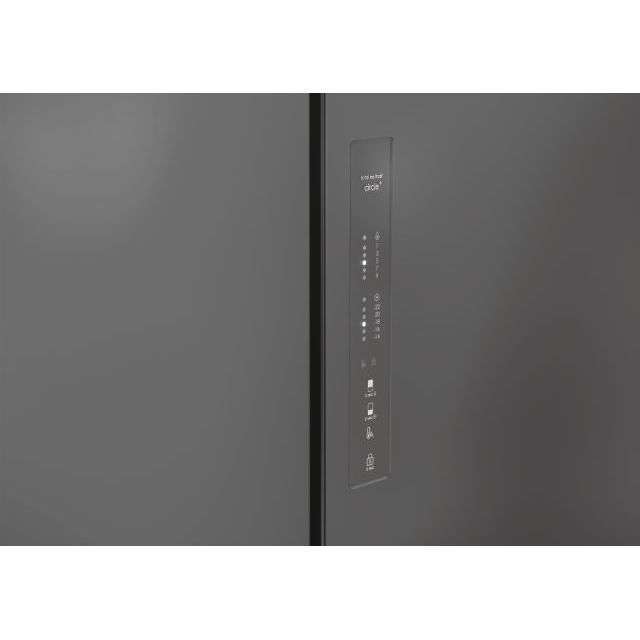 Réfrigérateur congélateur Candy Cfqq5t817eps, 467L , 35dB, No Frost, Classe E - Silver, L x P x A (mm) 833x650x1815