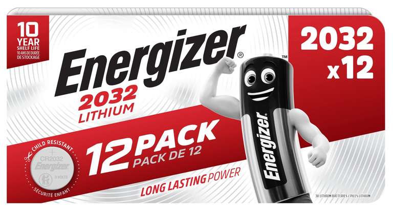 Rappel Consommateur - Détail Energizer Lithium CR2032 paquet de quatre  piles Energizer