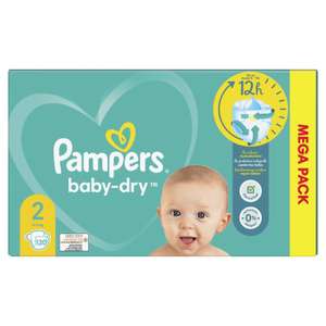 2 paquets Pampers Baby-dry couches taille 2 (4-8kg) - 120 couches x2 (via 41,86€ sur la carte de fidélité) - Click and Collect Poitiers (86)