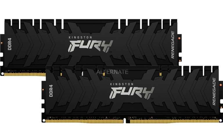 Kit mémoire Ram DDR4 Kingston Fury Renegade 32 Go (2x16 Go) - 3600MHz, CL16, KF436C16RB1K2/32