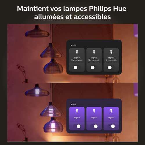 Lot de 2 Modules d'interrupteur mural Philips Hue