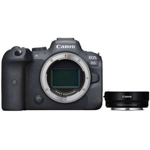 Appareil photo numérique hybride Canon EOS R6 - Boitier Nu + bague d'adaptation EF-RF