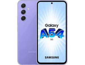 Smartphone 6,4" Samsung Galaxy A54 5G - Dynamic AMOLED, 120 Hz, 8 Go de RAM, 128 Go (via ODR 50€)