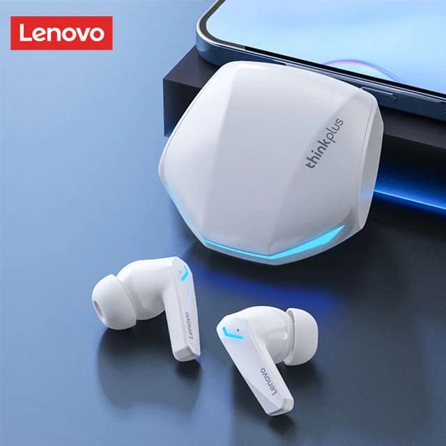 Ecouteurs intra-auriculaires sans fil Lenovo thinkplus GM2 Pro avec Boitier de charge - Bluetooth 5.3 (Noir ou Blanc)