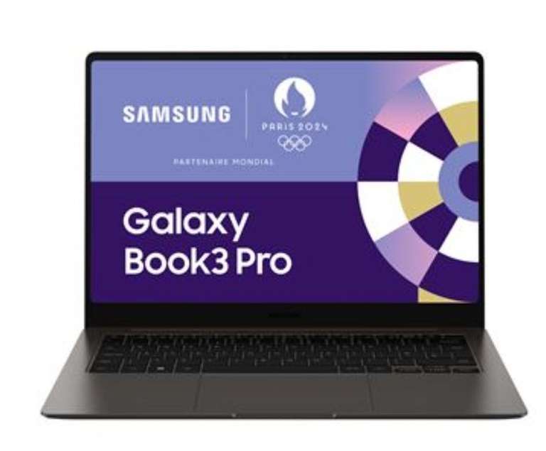 PC Portable 14" Samsung Galaxy Book3 Pro - i7 13e Gen, 16Go Ram, 512Go SSD, Win 11
