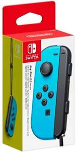 Manette Joy-Con Gauche Bleu Néon pour Nintendo Switch ou Manette Droite Rouge Néon à 29.25€ (soit 57,50€ la paire de joy-con)