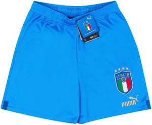 Short Enfant Puma 2022-23 Italie Home Alternate - Tailles 7 à 14 ans (classicfootballshirts.co.uk)