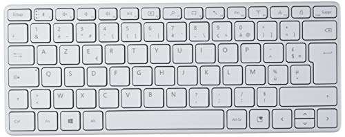 Clavier bluetooth Microsoft Designer Compact Keyboard - AZERTY, Gris Glacier