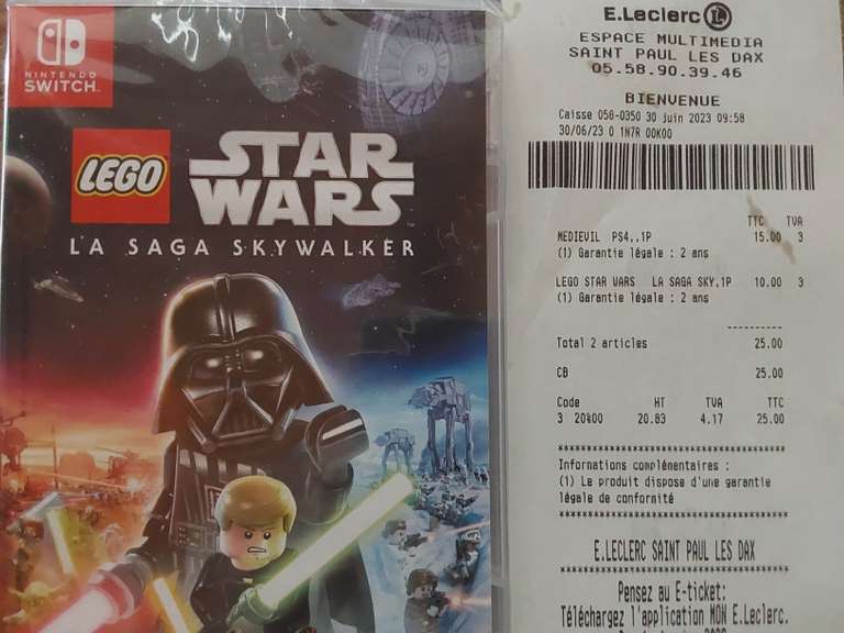 Lego Star Wars: La saga Skywalker sur Nintendo Switch - Saint Paul lès Dax (40)