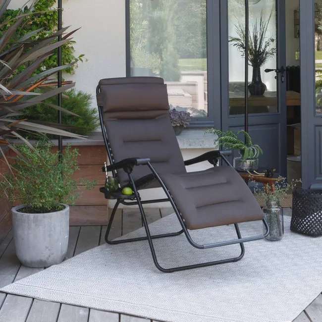 Relax de jardin Lafuma Mobilier - Relax clip air comfort en acier (Via Retrait Magasin) - La Neuvillette Reims (51)