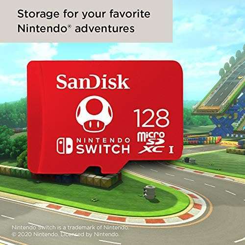 Cartes mémoire microSDXC sous licence Nintendo pour Nintendo Switch