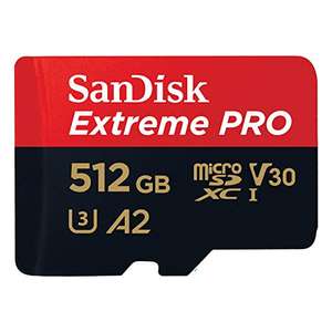 Carte mémoire microSDXC SanDisk Extreme Pro - 512 Go