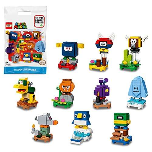 Jouet Lego Super Mario Pack Surprise de Personnage 71402 - Série 4, Jouet à Collectionner avec Figurines, 1 Unité (Au Hasard)