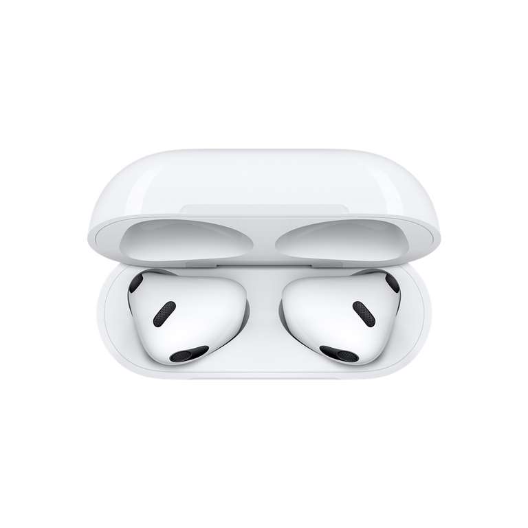 Ecouteurs sans-fil Apple AirPods 3 (2022) avec boîtier de charge Magsafe (via 20€ sur la carte)