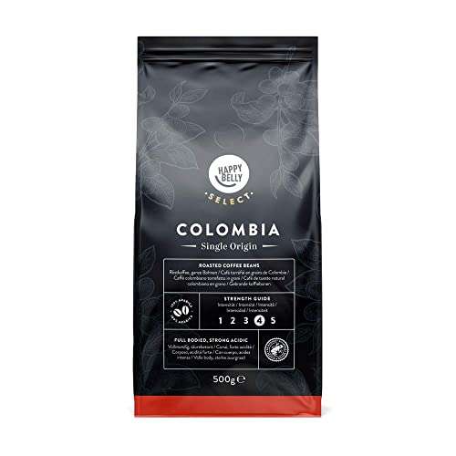 Lot de 2 Sachets de Café en Grain Happy Belly Select Colombie (2x 500g)