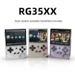 Console portable Anbernic RG35XX - Écran 3.5" IPS (640x480), 64Go, GPU ATM7039S + PowerVR SGX544MP, 2600mAh, Gris (Sans jeu)