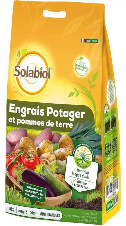 Solabiol Engrais potager Osiryl 5kg (Sélection de Magasins)