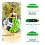 Paddle Gonflable WATTSUP GUPPY 9' - Vert + Accessoires