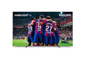 TV 55" Philips 55OLED708 - OLED, 4K UHD, Smart TV, Chrome satiné (via 10% au panier)