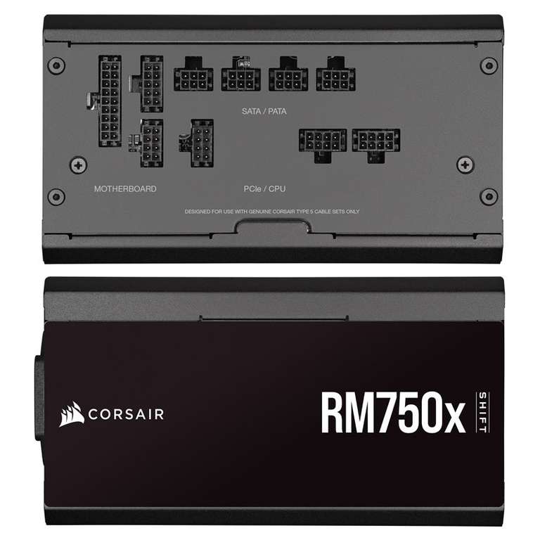 Alimentation PC modulaire Corsair SHIFT RM750x - 750 W, 80 Plus Gold