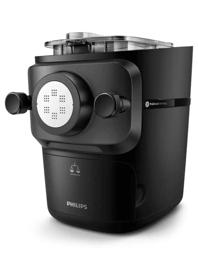 Philips Machine à Pâtes - Entièrement Automatique, Pesée Automatique, 4  Disques de Mise en Forme, Noir (HR2334/12) : : Cuisine et Maison