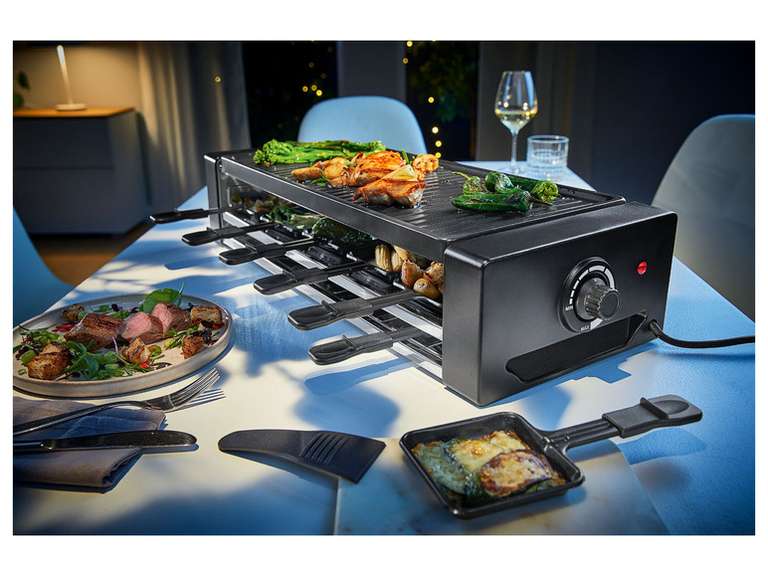 SILVERCREST KITCHEN TOOLS Raclette-grill, pour 10 personnes, 1500 W –