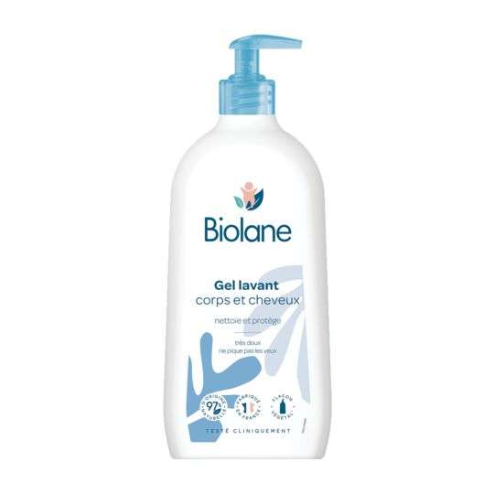 Gel lavant cheveux et corps Biolane - 750ml