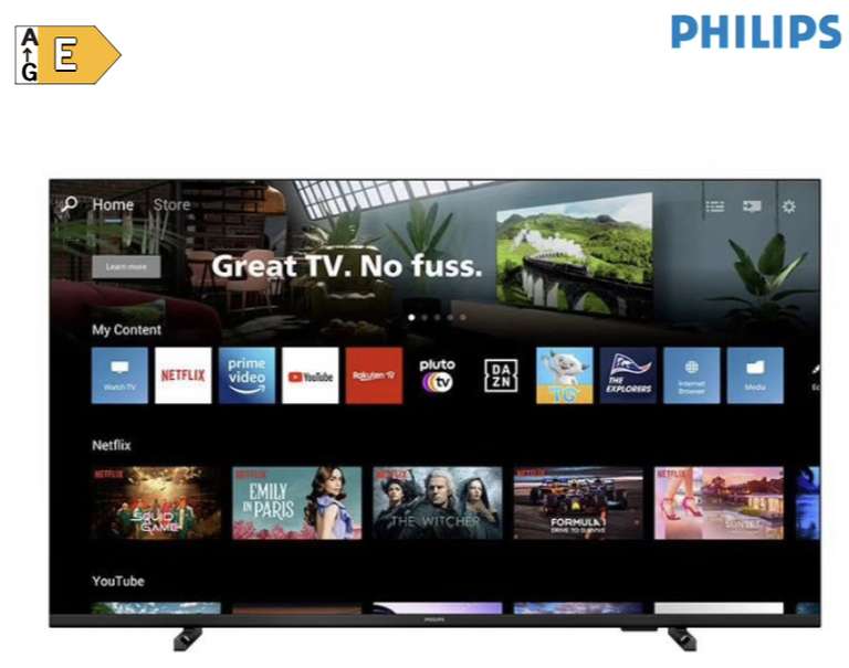 TV 55" PHILIPS 4K UHD, 60HZ, HDR, Smart TV
