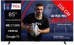 TV 85" TCL 85MQLED98 Premium QD Mini-Led QLED 144hz, HDR premium, 215cm 4K (2023)