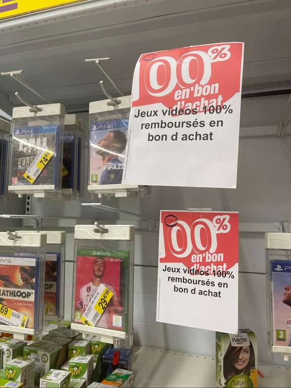 Sélection de Jeux PS4, PS5 et Xbox One 100% remboursés en bon d'achat - Saint-Quentin (02)