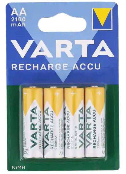 Sélection d'Offres Varta en Promotion - Ex: Piles rechargeables AA Varta 2100 mAh