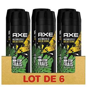 Lot de 6 Déodorant Spray AXE pour Homme - 6x200m