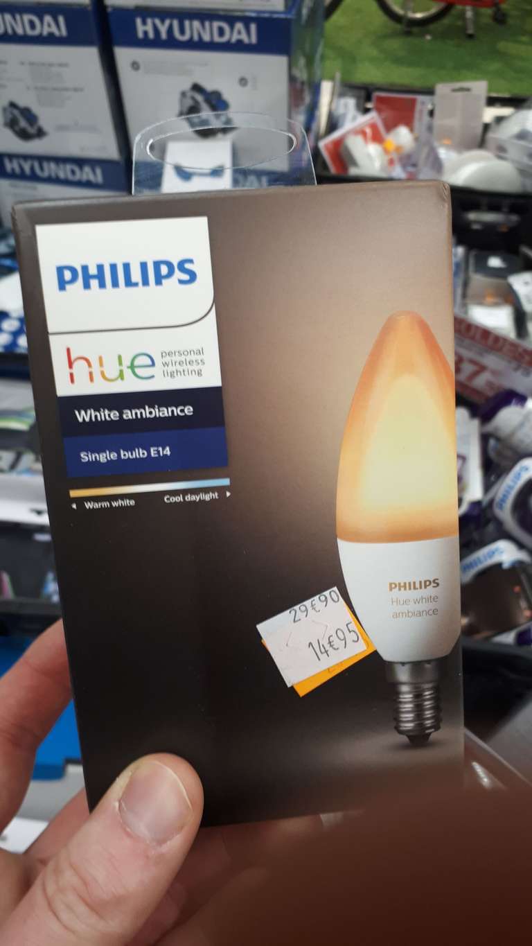 Sélection ampoule Philips Hue White Ambiance en promotion - Ex : Ampoule connectée E14 (Collégien 77)