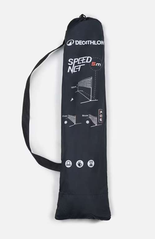 Filet Multisport Ukiuan 9.5×1m – Volley/badminton/tennis, Câble Renforcé, Résistant, Sac Inclus