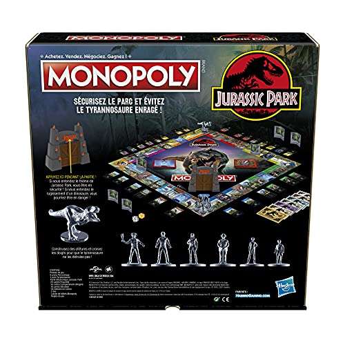 Jeu de société Monopoly - Jurassic Park