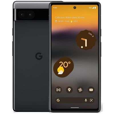 Smartphone 6,1" Google Pixel 6A - Full HD+, Google Tensor, 6 Go RAM, 128 Go ROM, plusieurs coloris