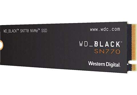 SSD interne M.2 NVMe 4.0 Western Digital WD_Black SN770 (WDS200T3X0E) - 2 To (Frontaliers Allemagne)