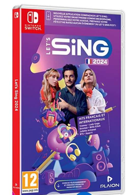Let's Sing 2024 sur PS5, PS4, Xbox et SWITCH (Via 6,72€ de fidélité)