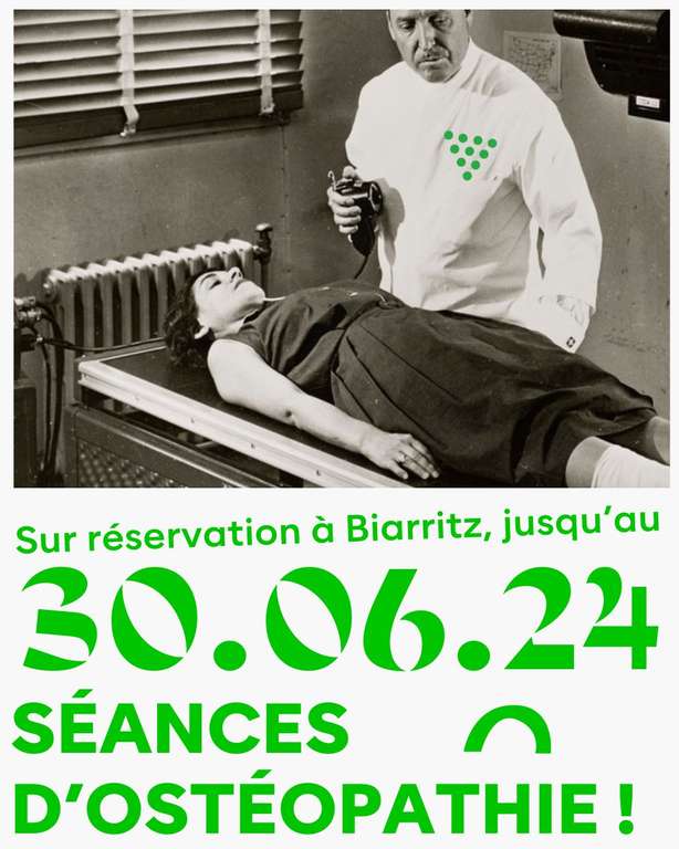 Séances d'ostéopathie pour les étudiants jusqu'au 30 juin (sur réservation) - Biarritz (64)