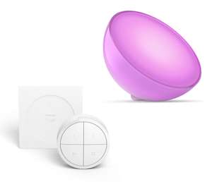 Lampe connectée Philips Hue Go White and Color Ambiance + Télécommande Tap Dial Switch